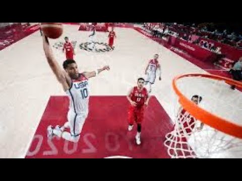 Jayson Tatum SLAM DUNK😱😱 (USA VS IRAN)