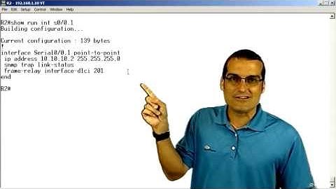 frame map versus frame interface-dlci