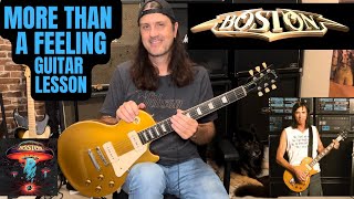 How To Play More Than A Feeling By Boston - Guitar Lesson - Tom Scholz