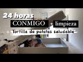 24H CONMIGO + TORTILLA DE PAPATAS SALUDABLE  | VLOG