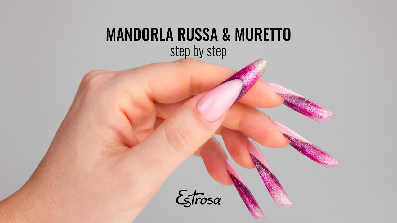 Mandorla Russa con Muretto Perfetto | Tutorial Gel - YouTube