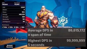 [Torchlight Infinite] 99M+ DPS 2H WW Berserker with Good Survivability, Quick Guide [F2P]