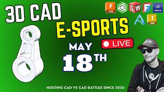 Model Monday Live MAY 18 | CAD Speed Modeling Battles, Tutorials, Tips and Tricks