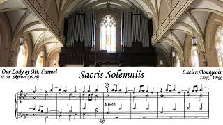 Lucien Bourgeois - Verset sur l'hymne de "Sacris Solemniis"