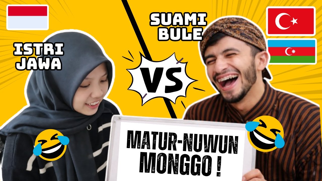 SUAMI BULE NGOMONG BAHASA JAWA NGAKAK BANGET 🤣 🇦🇿🇮🇩