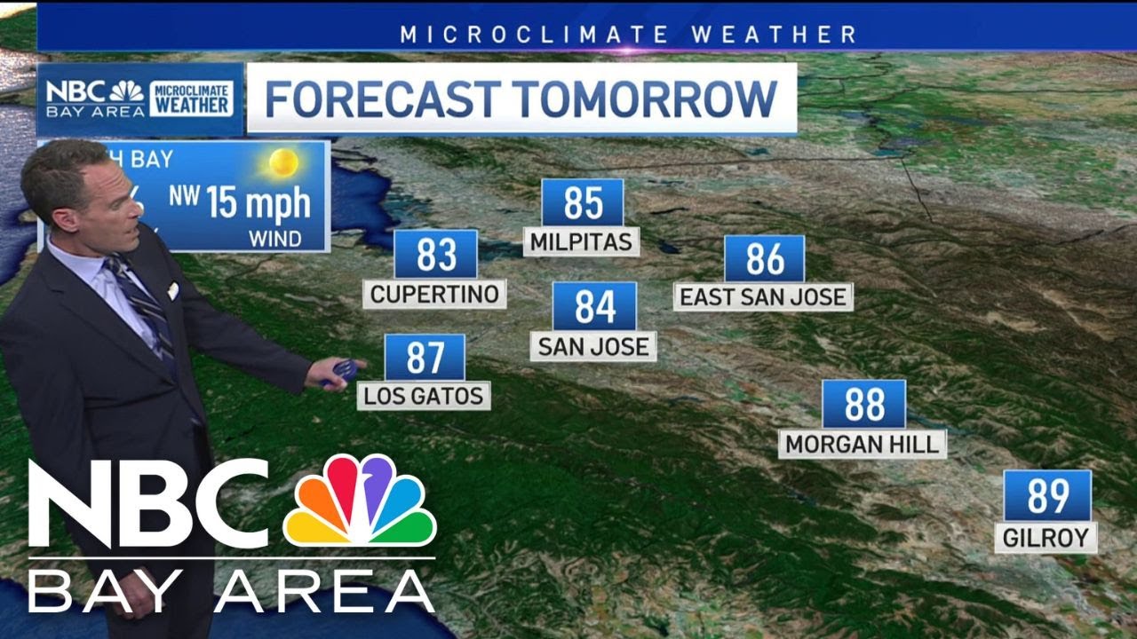 Bay Area forecast: Much cooler and NorCal shower chances ahead - YouTube