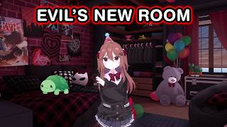 Evil explores her NEW 3D Room w/ Vedal (Evils Birthday)