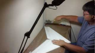 RIPrc  ARROW WING build part4 how to Laminate your wing
