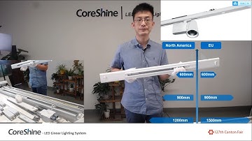 Coreshine - S-Line Linear Lighting System for Supermarket & Warehouse