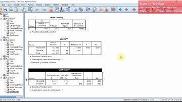 Multiple regression and interaction effect in SPSS