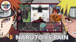 NARUTO VS PAIN 👊🧩 513 JIGSAW PUZZLE - Rompecabezas de 513 piezas - Naruto Shippuden screenshot 4