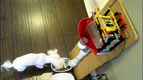 Homemade Automatic Dog Feeder Lego Mindstorms RCX 1.0