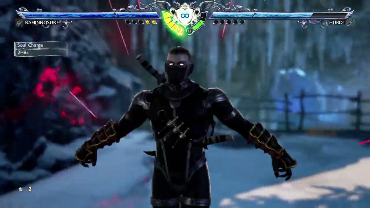 SOULCALIBUR™Ⅵ 블랙 노하라 신노스케 VS 휴봇 스토리 STAGE 3