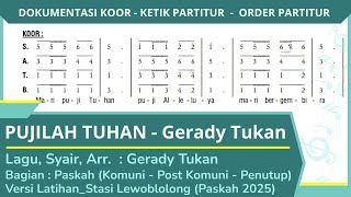 Pujilah Tuhan aransemen Gerady Tukan || Lagu Paskah Katolik || Lagu Misa Minggu Paskah