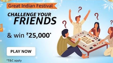 Amazon Answer The Riddle Quiz Answers | Amazon Quiz Today | 6 October 2022