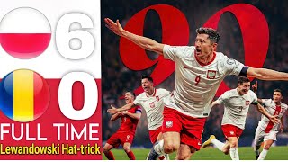 Poland vs Romania 6-0 Highlights | All Goals | Lewandowski Hat-Trick | Nations League 2026/27  screenshot 1