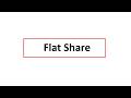 Audio Comedy - Flat Share