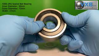 Comparison 30mm inner diameter-ID Sealed Ball Bearing 4306-2RS vs Sealed Ball Bearing 6206-2RS