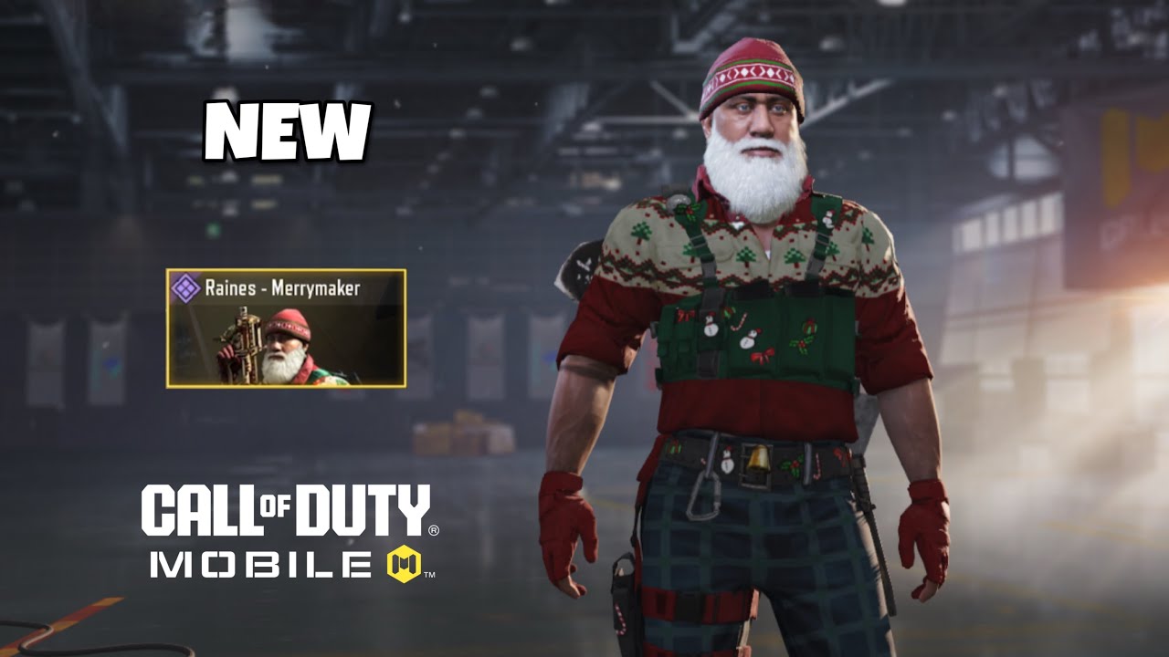 *NEW* Raines - Merrymaker Skin Gameplay in COD Mobile! - Tier 30 BP Reward | Milton37LiveCODM