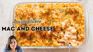 Baked Buffalo Chicken Mac and Cheese
