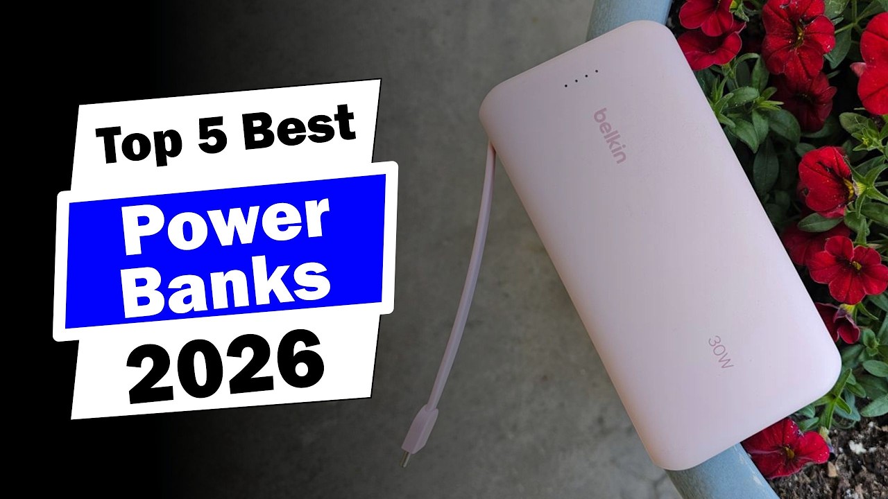 Top 5 BEST Power Banks in 2026 | Ultimate Buyer’s Guide