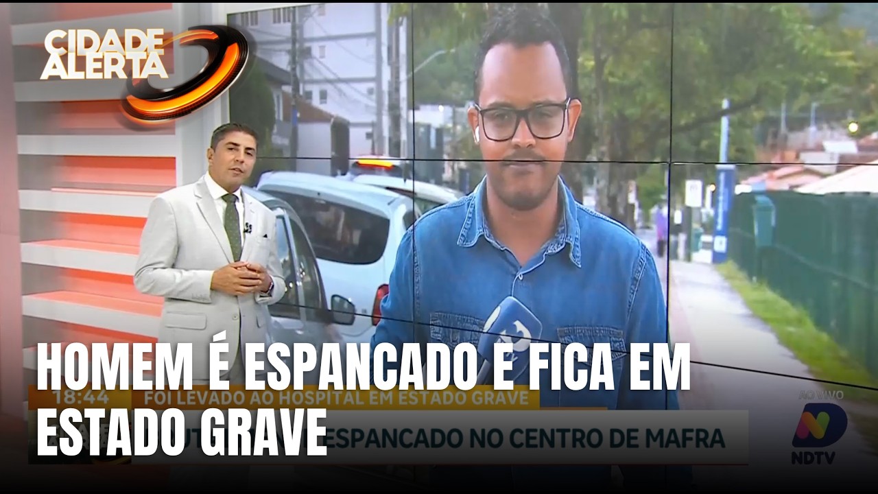 Polícia investiga espancamento de homem no Centro de Mafra