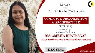 ''Bus Arbitration Techinques'' Computer Organization & Architecture By Ms Amrita Bhatnagar, AKGEC