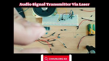 Audio Signal Transmitter Via Laser