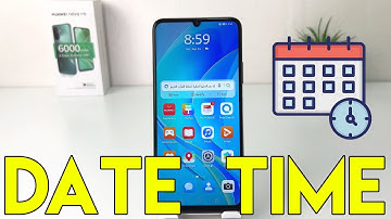 How to Change Date & Time in Huawei Nova Y70 - Time Zone Settings