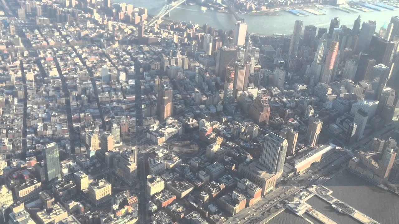 Flying over Manhattan and Queens 2015