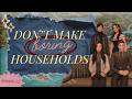 creating households I actually want to play with ✨| my first family in my sims 4 rotational save