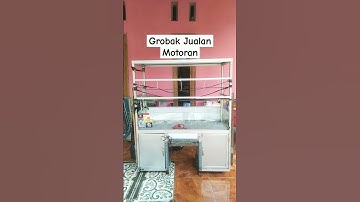 Gerobak jualan motoran, gerobak kopi keliling #short
