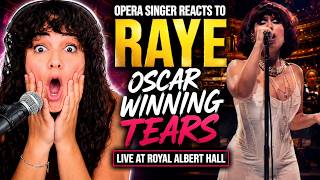Opera Singer Reacts to RAYE – “Oscar Winning Tears” LIVE at Royal Albert Hall