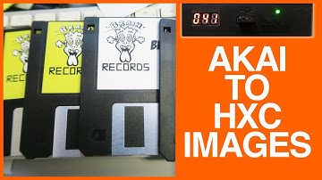 Converting Hardware Sampler Floppy disks  to HXC Emulator 2019