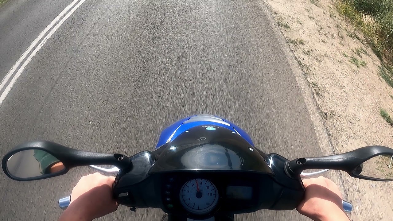 Piaggio NRG Power 50cc Top Speed GoPro Test