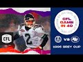 Cfl game in 40 84th grey cup 1996 snow bowl
