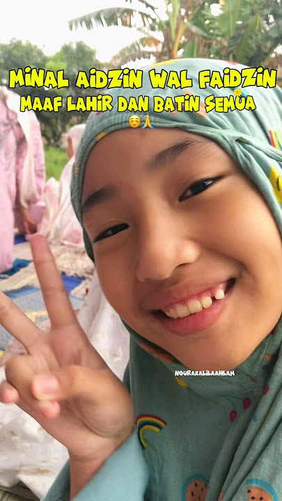 DAILY VLOG NOURA LEBARAN HARI PERTAMA.. MOHON MAAF LAHIR BATIN YA #dailyvlog #lebaran