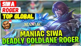 Gold Lane Meta New Buffed Roger [ Top Global Roger ] OiKatZo - Mobile Legends Emblem And Build