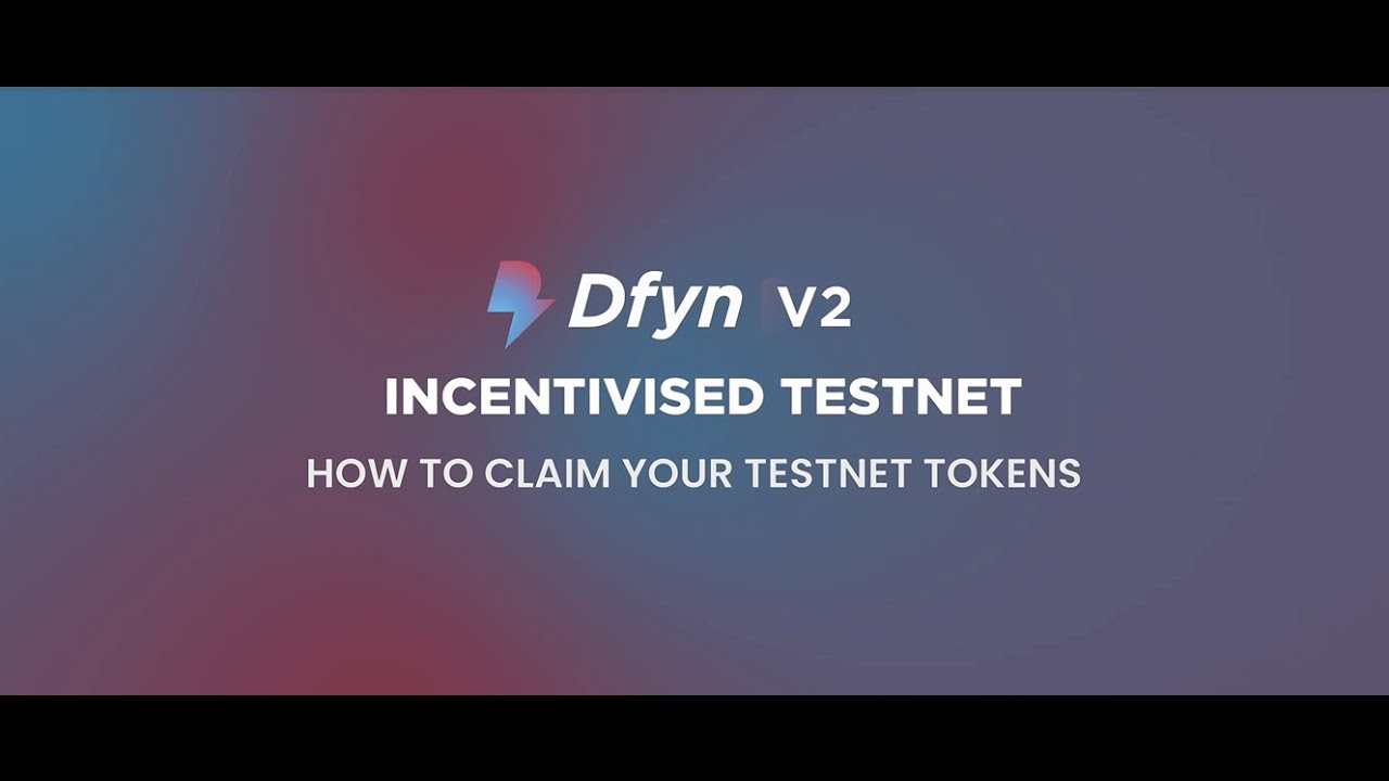 How to claim Testnet Tokens | Task 2 | DFYN V2 Incentivised Testnet