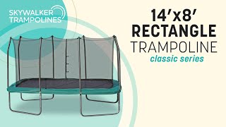 14'x8' Rectangle Trampoline Lifestyle Video
