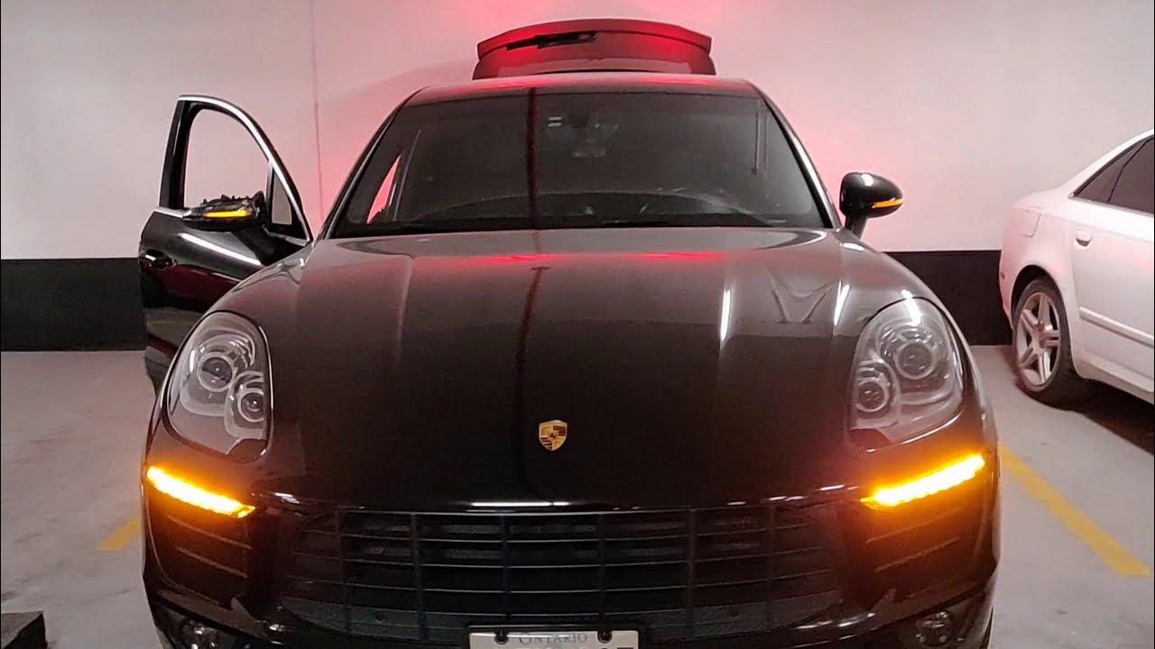 How to remove Porsche Macan mirrors and add Sequential Blinkers YouTube