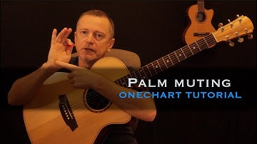Palm Muting in 5 minutes! Guitar lesson tutorial