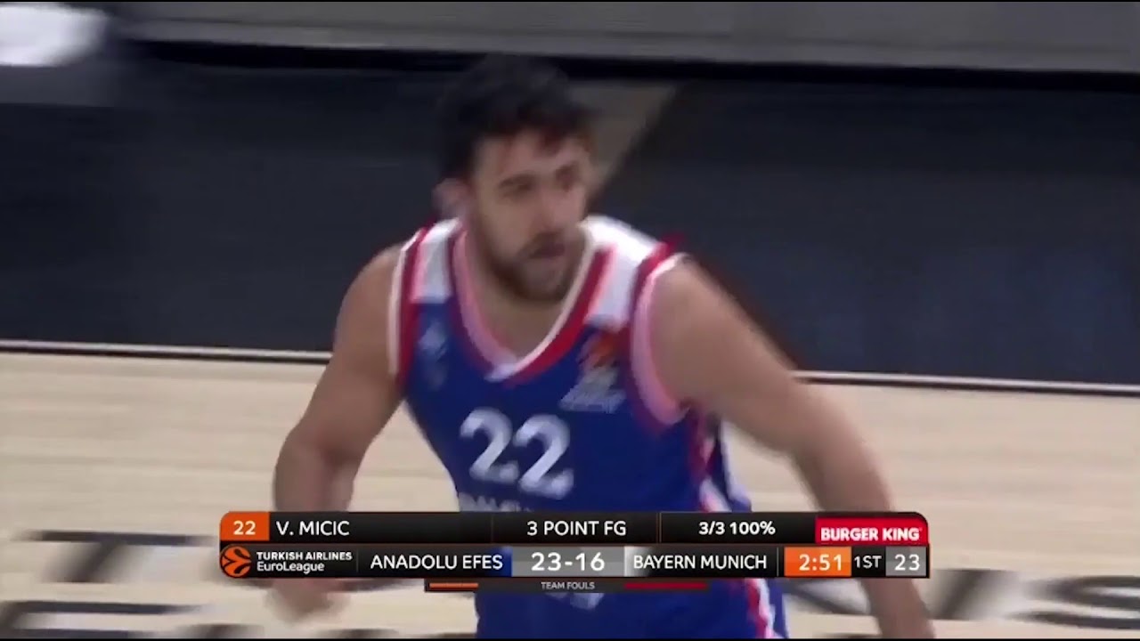 Vasilije Micic Highlights Anadolu Efes Bayern Munich 89 77 Youtube