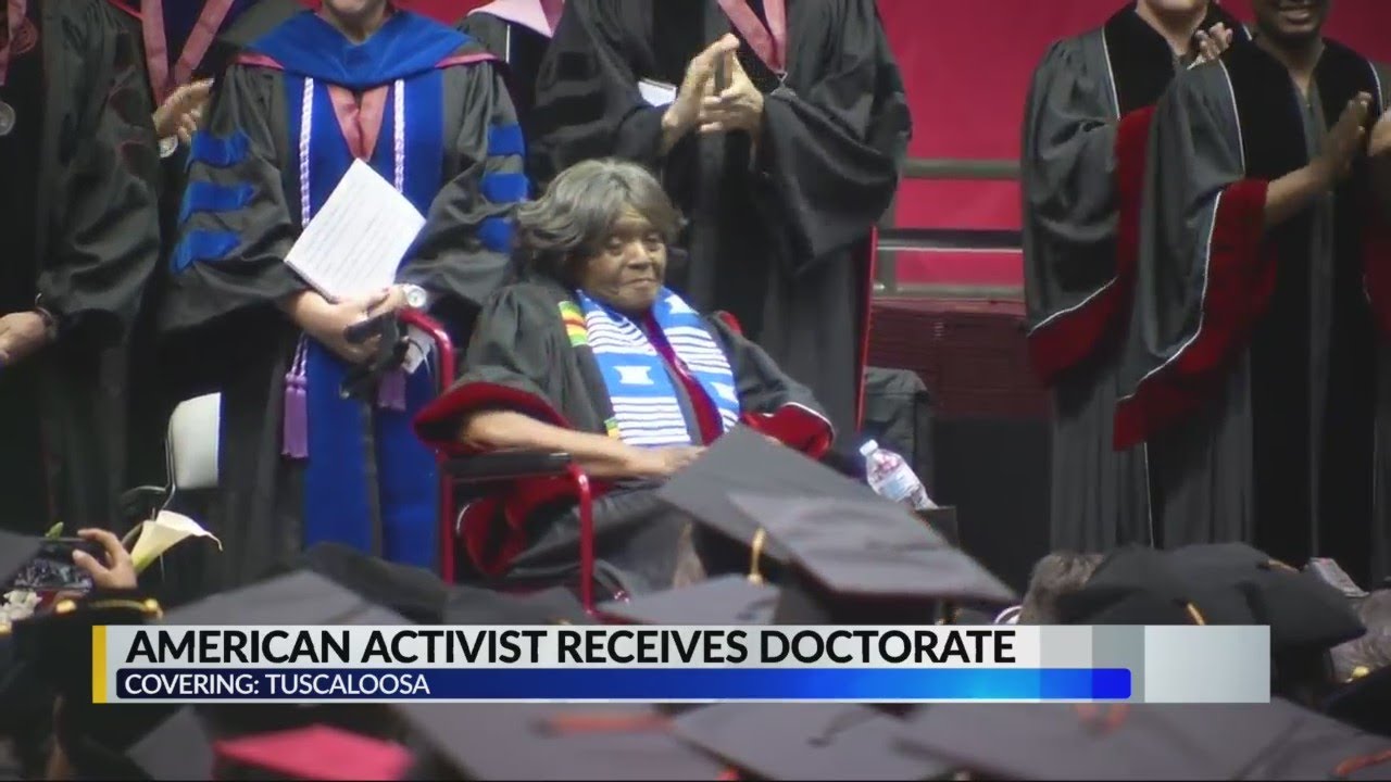 Autherine Lucy Foster receives honorary doctorate