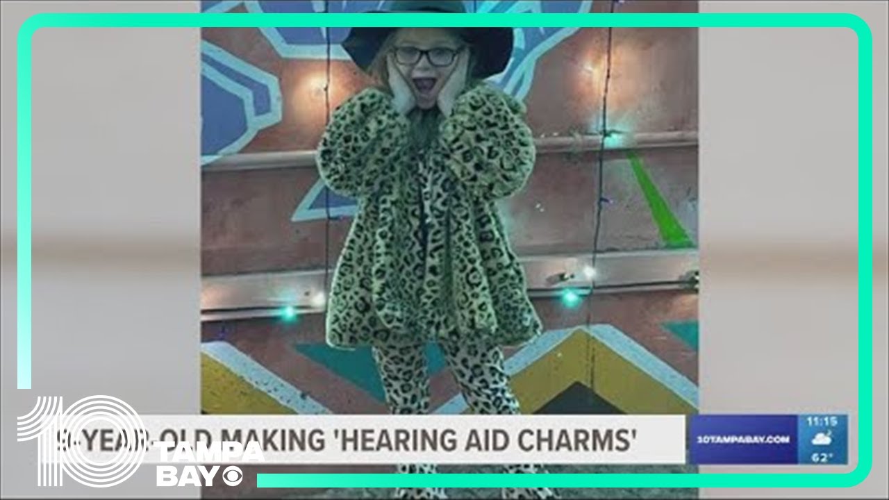 Zephyrhills girl shares why she makes hearing aid charms YouTube