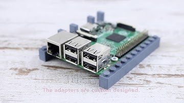 3D printed Raspberry Pi Lego Adapters - The Pi Baking Show