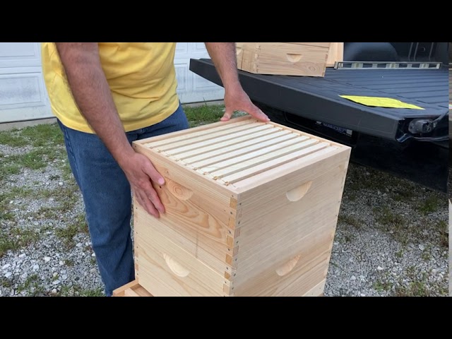 Slatted Bee Rack 10-Frame Complete Hive | Miller Manufacturing Company ...