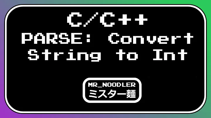Easy C++ Tutorial Parse a String, Convert a String to an Int