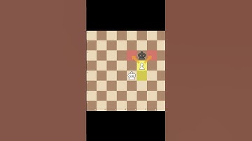 How to WIN a king and pawn ENDGAME #shorts #chess
