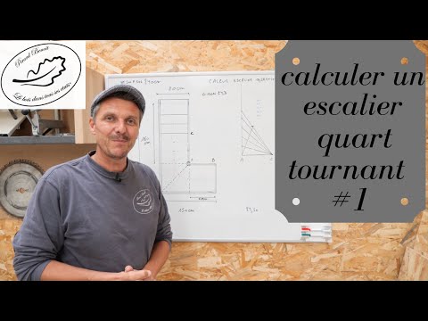 Vidéo: Escalier tournant à 90 degrés : options, calcul, fabrication et installation